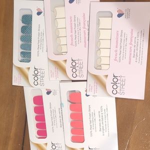 5 packs of color street nail color